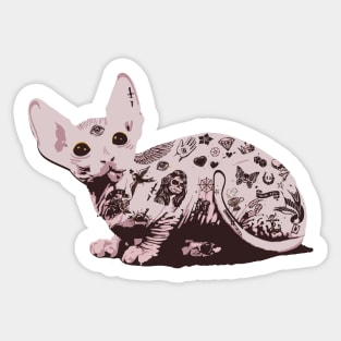 BadAss cat Sticker